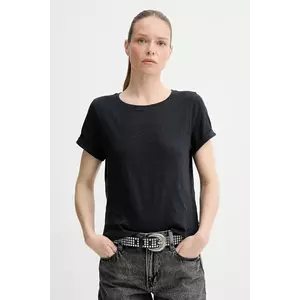 Levi's tricou din bumbac culoarea bej imagine