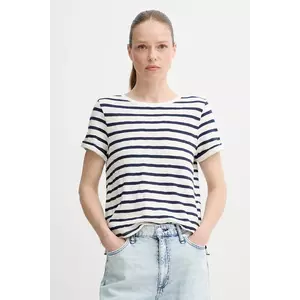 Levi's tricou din bumbac culoarea bej imagine