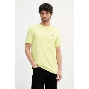BOSS Green tricou culoarea bej, cu imprimeu, 50506373 imagine