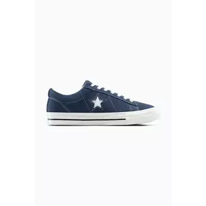 Converse teniși din piele întoarsă One Star 95 culoarea bleumarin, A15097C imagine