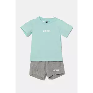adidas set de bumbac pentru bebeluși culoarea turcoaz, JC9743 imagine