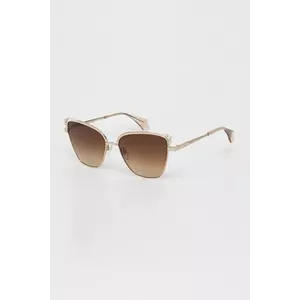 Vivienne Westwood ochelari de soare Ada culoarea auriu, VW7010 imagine