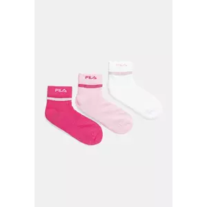 Fila șosete copii 3-pack culoarea roz, F2112 imagine