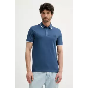 BOSS Orange tricou polo barbati, neted, 50507699 imagine