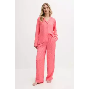 Dkny pijama culoarea bleumarin, YI90045 imagine