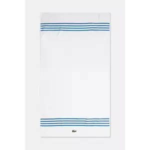 Lacoste prosop din bumbac LCOURTLI Aerien 90 x 150 cm culoarea alb imagine
