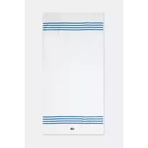 Lacoste prosop din bumbac LCOURTLI Aerien 70 x 140 cm culoarea alb imagine