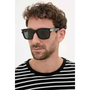 Zegna ochelari de soare culoarea negru, EZ0237_5501A imagine