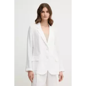 United Colors of Benetton sacou de in culoarea verde, un singur rand de nasturi, neted imagine