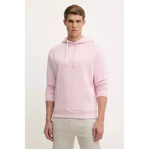 Under Armour bluză Rival Fleece culoarea negru, cu glugă, neted, 1379757 imagine