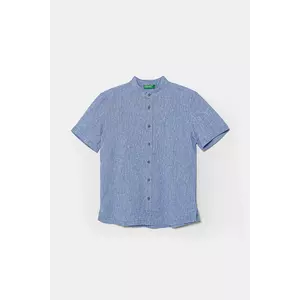 United Colors of Benetton cămașă de in pentru copii 52VMCQ03W imagine