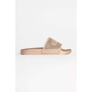 Karl Lagerfeld șlapi de piele KONDO 2.0 culoarea aurie, KL80915 imagine