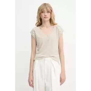 Morgan tricou culoarea bej, DILI imagine