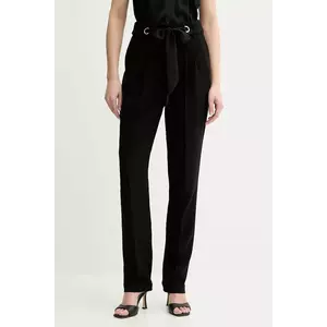 Morgan pantaloni PROBY.F culoarea negru, drept, high waist, PROBY.F imagine