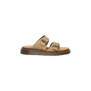 Dr. Martens papuci din piele Josef culoarea bej, DM41083200 imagine