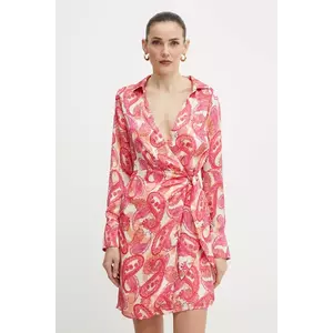 Morgan rochie RESTA.F culoarea roz, mini, dreaptă, RESTA.F imagine