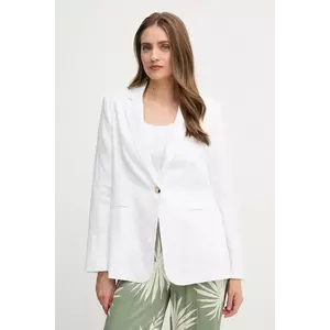 OUI sacou de in culoarea alb, un singur rand de nasturi, neted, 92927 imagine