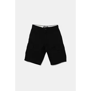 Vans pantaloni scurți din bumbac pentru copii Service Cargo Short culoarea negru, VN0007Z6BLK1 imagine