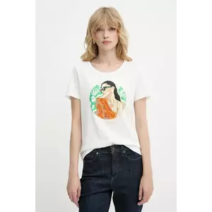 Morgan tricou culoarea alb, DPINUP imagine