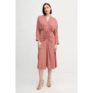 Sandro Ferrone rochie culoarea portocaliu, maxi, dreaptă, S31XBESARAH imagine