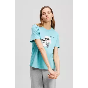 Karl Lagerfeld tricou din bumbac IKON A3W17077 imagine