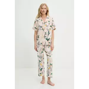 Answear Lab pijama culoarea bej imagine