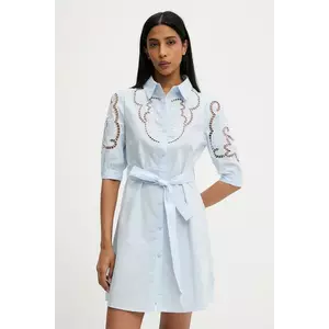 Answear Lab rochie din bumbac mini, evazată imagine