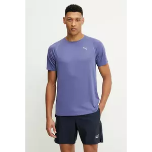 Puma tricou culoarea violet, uni, 526629 imagine