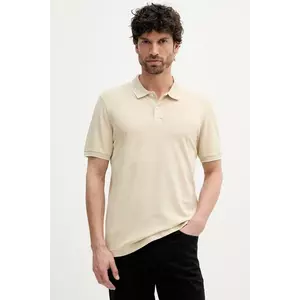Marc O'Polo tricou polo culoarea bej, uni, 536214753186 imagine