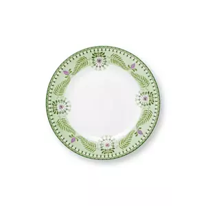 Pip Studio farfurie Plate Lily&Lotus Light Green culoarea verde imagine
