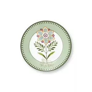 Pip Studio farfurie Plate Lily&Lotus Light culoarea verde imagine