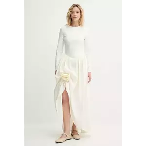 The Sleeper rochie culoarea bej, maxi, evazată, ARDR10P001R imagine