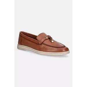 Aldo mocasini de piele CRERAS-IN culoarea maro, cu toc plat, 13962594 imagine