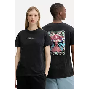 Kaotiko tricou din bumbac culoarea negru, cu imprimeu, AQ042-01-G002 imagine