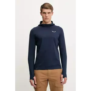 Salewa longsleeve sport Puez Sun culoarea bleumarin, uni, 00.0000029098 imagine