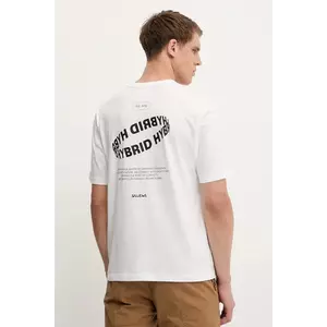 Salewa tricou sport Eagle Hybrid Loose culoarea alb, cu imprimeu, 00.0000029106 imagine