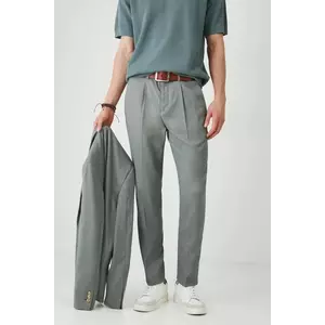 Medicine pantaloni culoarea verde, drept imagine