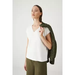 Medicine tricou din bumbac culoarea alb imagine