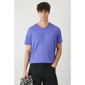 Medicine tricou din bumbac culoarea violet, neted imagine