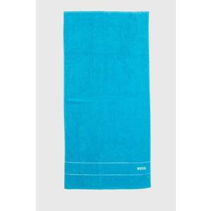 BOSS prosop Plain River Blue 70 x 140 cm imagine
