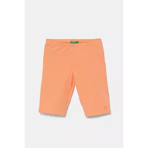 United Colors of Benetton pantaloni scurți copii culoarea portocaliu, uni, 3MT1C901D imagine