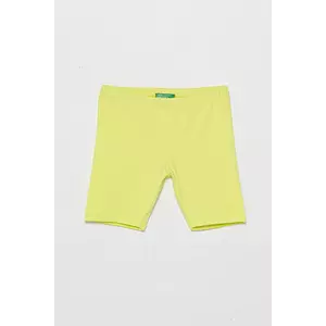 United Colors of Benetton pantaloni scurți copii culoarea verde, uni, 3MT1G900R imagine