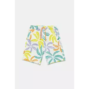 United Colors of Benetton pantaloni scurți din bumbac pentru copii culoarea alb, talie reglabila, 32IEC903E imagine