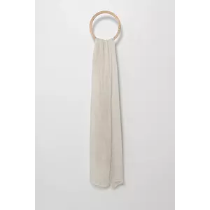 Answear Lab eșarfă din bambus culoarea verde, neted imagine