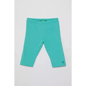 United Colors of Benetton leggins copii culoarea turcoaz, uni, 3MT1GF01M imagine
