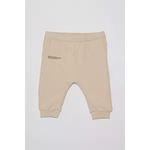 Pangaia pantaloni BABY 365 MIDWEIGHT TRACK PANTS culoarea bej, uni, 10000656 imagine