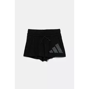 adidas pantaloni scurți copii culoarea negru, modelator, talie reglabila, JC9784 imagine