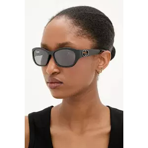Gucci ochelari de soare femei, culoarea negru, GG1826SK imagine