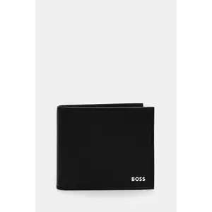 BOSS portofel de piele culoarea negru, 50546152 imagine
