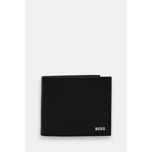 BOSS portofel de piele culoarea negru, 50548811 imagine